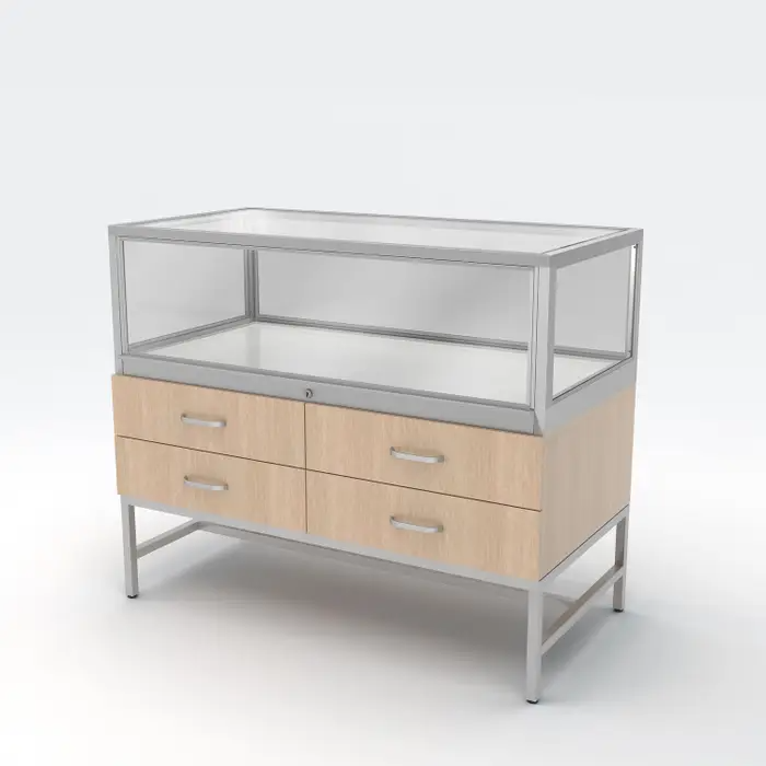 Contemporary Showcases, Counters and Register Stands