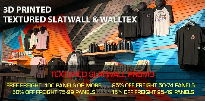 Textured Slatwall Panels