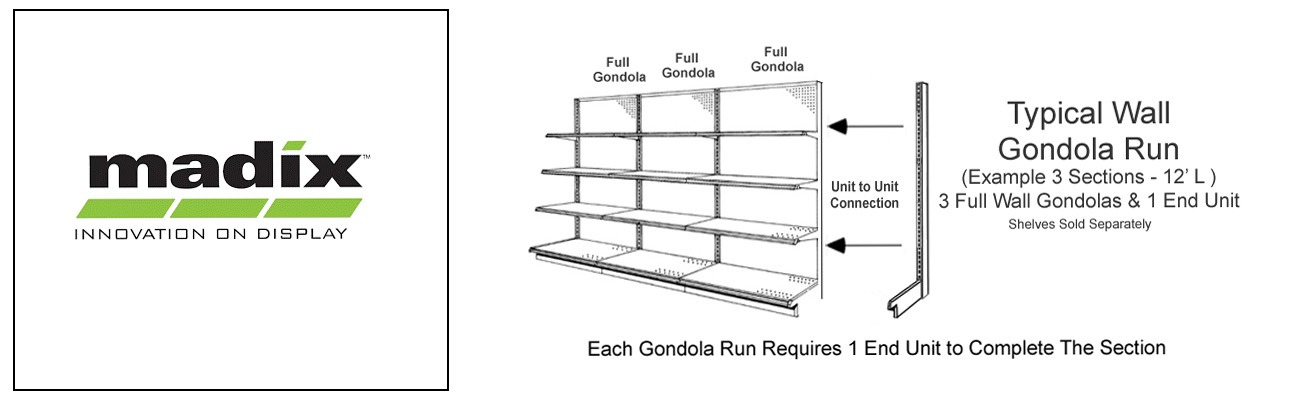 Wall Gondola Shelving