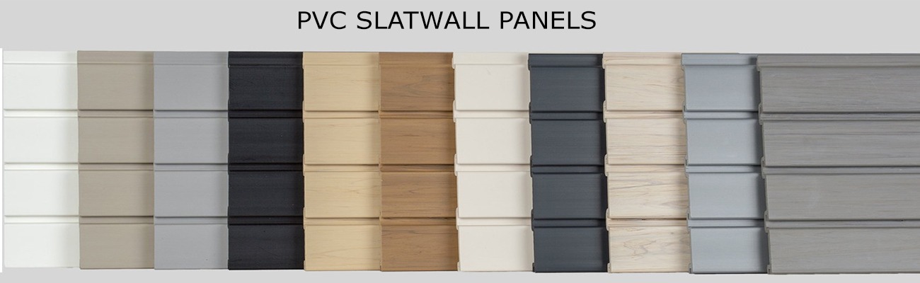 PVC Plastic Slatwall and Accessories PVC Plastic Slatwall and Accessories