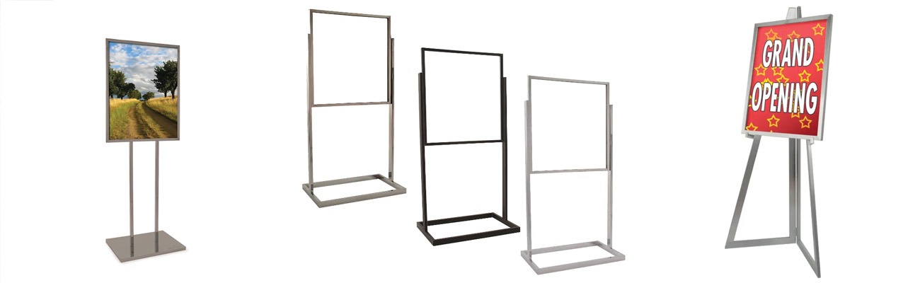 Retail Banner and Bulletin Sign Holders