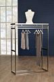 The Moderne double sided apparel rack