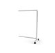 38″ Floor Vertik Stand Extension Unit in Pure White.  Setting Dimensions: 38
