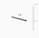 Single Glass Shelf Clamp | Tube Display Component