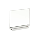 Acrylic Sign Holder with Magnetic Chrome Base.  The flat magnetic base allows sign holder to be mounted on most racks and merchandisers as well as horizontal or vertical tubing. Dimensions: 7