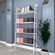 Gloss White Aspect Outrigger Kit with Four Metal Shelves