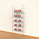 Palo Retail Clothing Display Unit for 2 Shelves with 2 Rectangular 24″ Hanging Rails, 1 Faceout, 1 Section