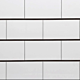 Block Slatwall White with Grey Grout