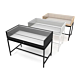 Contemporary Retail Display Case with Inline Base