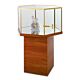 The PD-535 is a free standing hexagonal pedestal display case.  