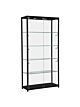 Black Large Aluminum Framed Tower Showcase 