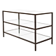 Linea 3-Shelf Merchandising Table