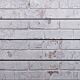 White Old Painted Brick decorative panels measure 3/4''D x 2' Hx 8'L' and are perfect for use in almost any location or application.