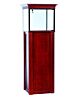 The PD590 is a classical wood pedestal display showcase that exudes elegance