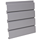 PVC Grey PVC slatwall is a versatile and durable storage and display solution. It is lightweight, moisture-resistant, and easy-to-clean properties.