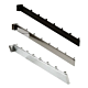 Chrome Rectangular Tubing 7 Cube Waterfall. Designed to work with all Slatwall, Gridwall, Slatstrips, Steel Outrigger and Wall Standard systems. Fits 1/2