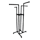 Industrial Pipeline 4 Way Clothing Rack
