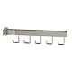 Chrome Rectangular Tubing 7 Cube Waterfall. Designed to work with all Slatwall, Gridwall, Slatstrips, Steel Outrigger and Wall Standard systems. Fits 1/2