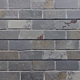 Slate Grey Brick Slatwall Panel 