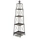Stackable 4 Tier Metal Obelisk