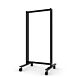 Vertik 2 Way 26″ Floor Stand Base Unit for shelving, footwear store, pharmacies.  |Chic Black.Setting Dimensions: 26