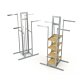 Alta 4-Way Cross Merchandising Unit.  Includes a 12