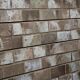 Taupe Brick Textured Slatwall Panels measure 3/4''D x 2' Hx 8'L' with grooves spaced 6'' apart.  Textured slatwall panels come complete with paint matched aluminum groove inserts for added strength.  