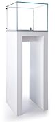Tecno Open Square Pedestal Showcase 