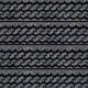 Tire Tread decorative panels measure 3/4''D x 2' Hx 8'L' and are perfect for use in almost any location or application.