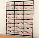 Vertik Wall Mounted Retail Display With 42 Shoe Displays Chic Black