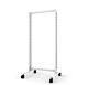 Vertik 2 Way 26″ Floor Stand Base Unit for shelving, footwear store, pharmacies.  Pure White. Setting Dimensions: 26