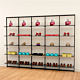 Chic Black Vertik Wall Mounted Retail Display Shelf Unit, For 25 Shelves, w/Signage | 5-Sections