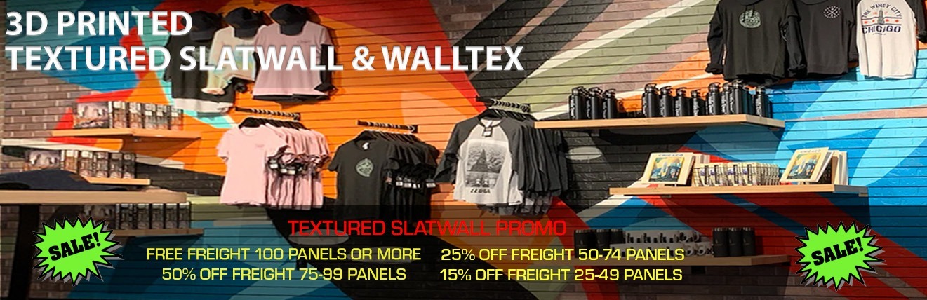 Textured Slatwall Panels